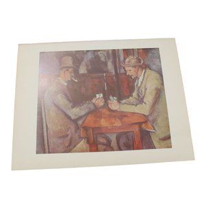 Paul Cezanne The Card Players Print Vintage 53835